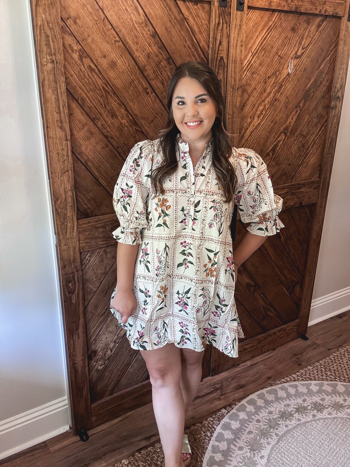 Dainty Floral Mini Dress