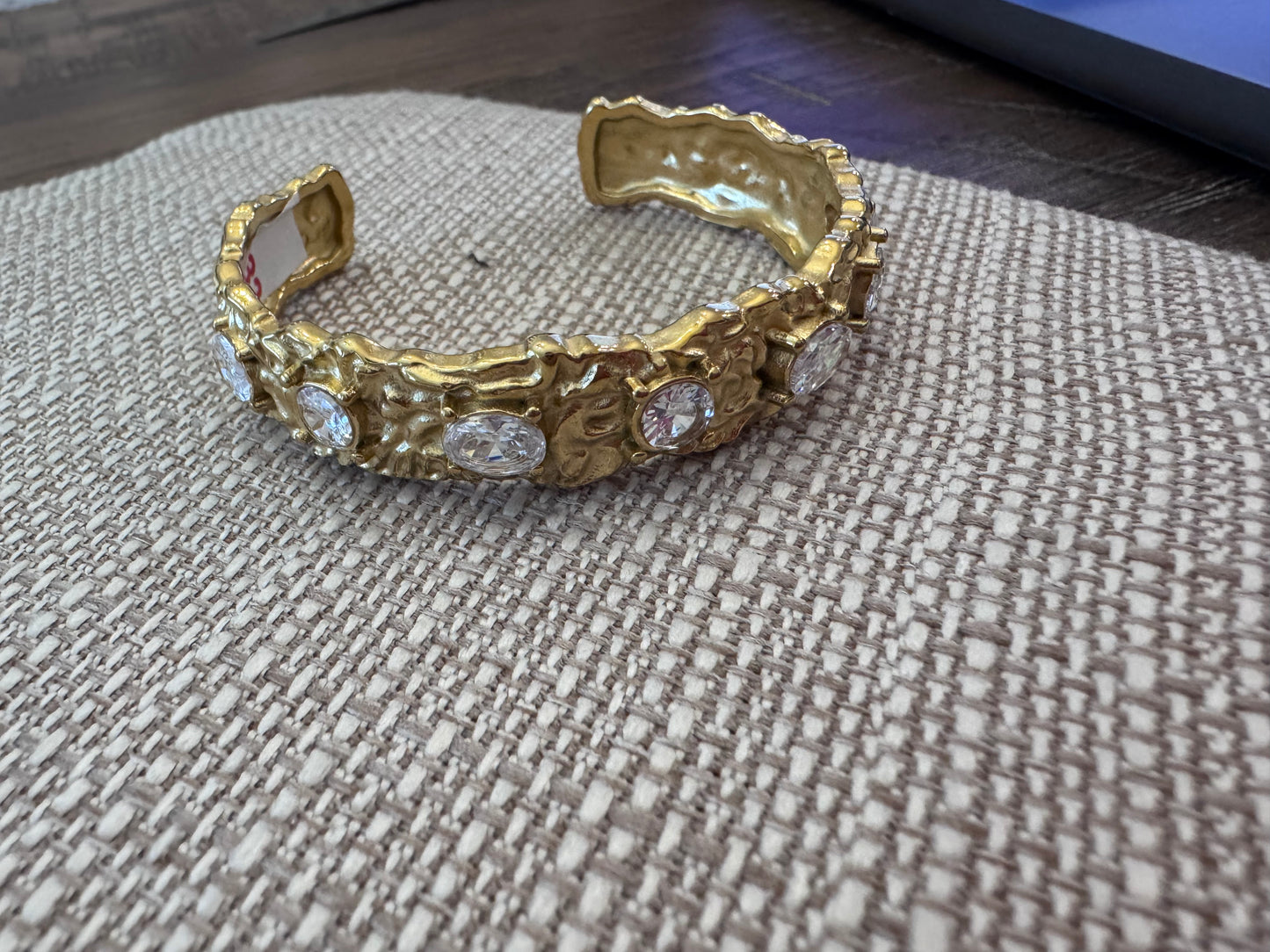 Rhinestone Cuff Bracelet