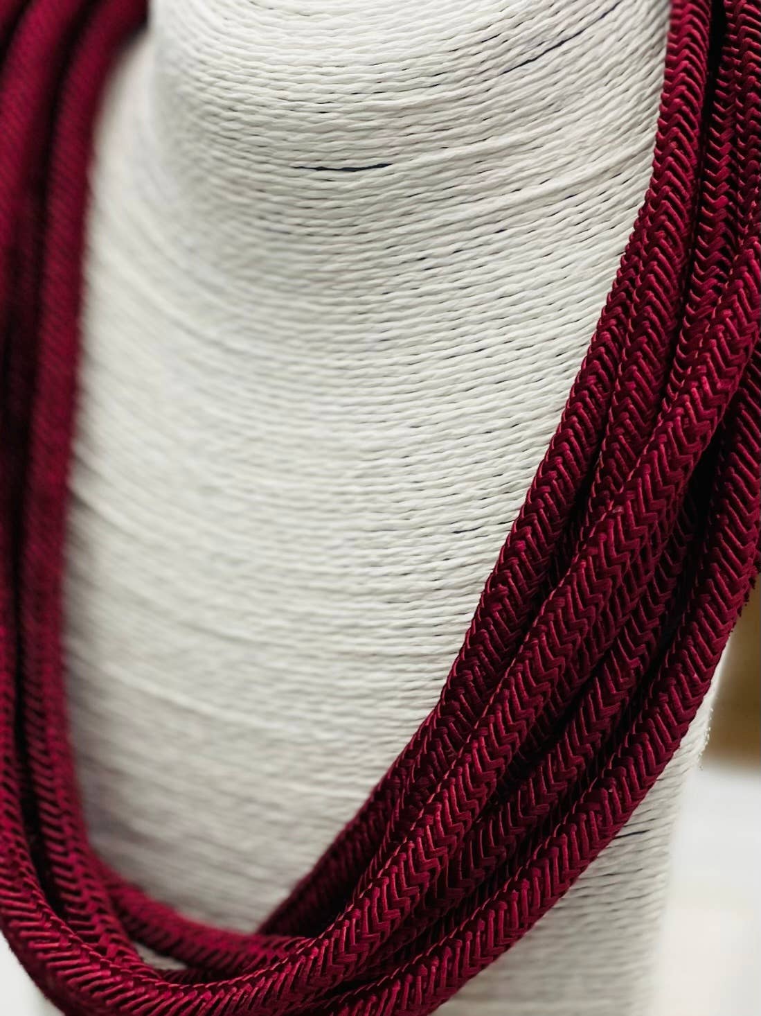 Garnet Corded Necklace