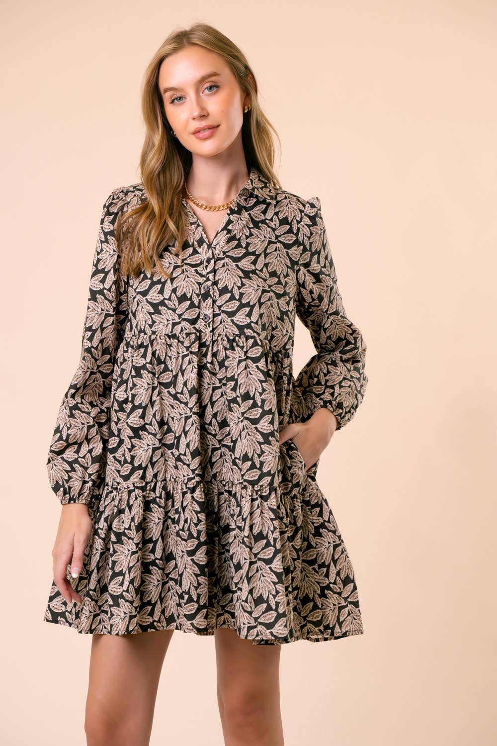 Fields of Gold Midi Dress