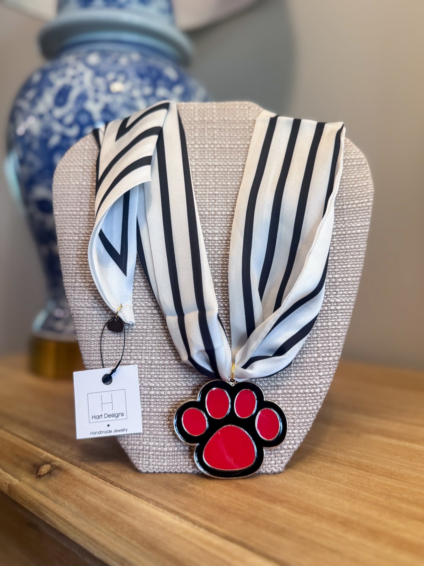 Go Dawgs Scarf Necklace
