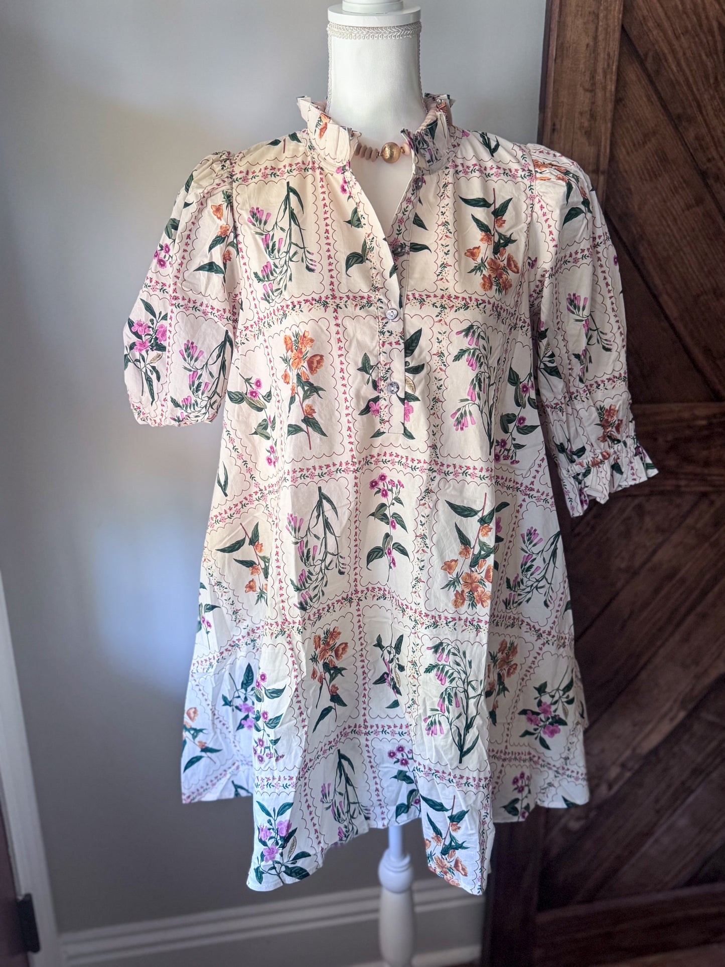 Dainty Floral Mini Dress