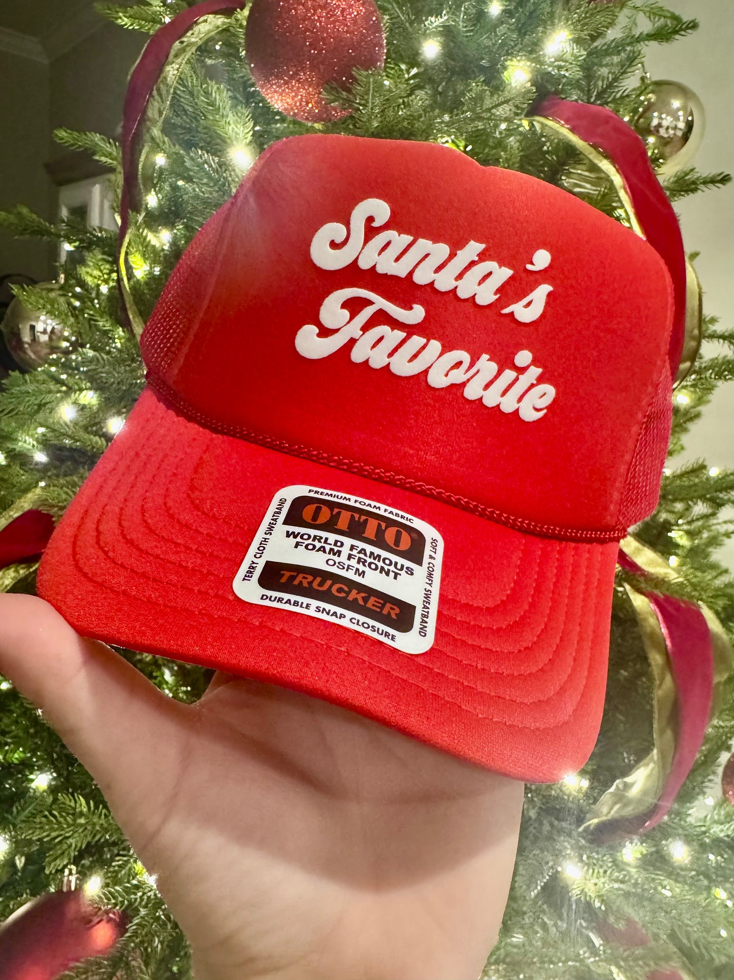 Santa's Favorite - Red Trucker