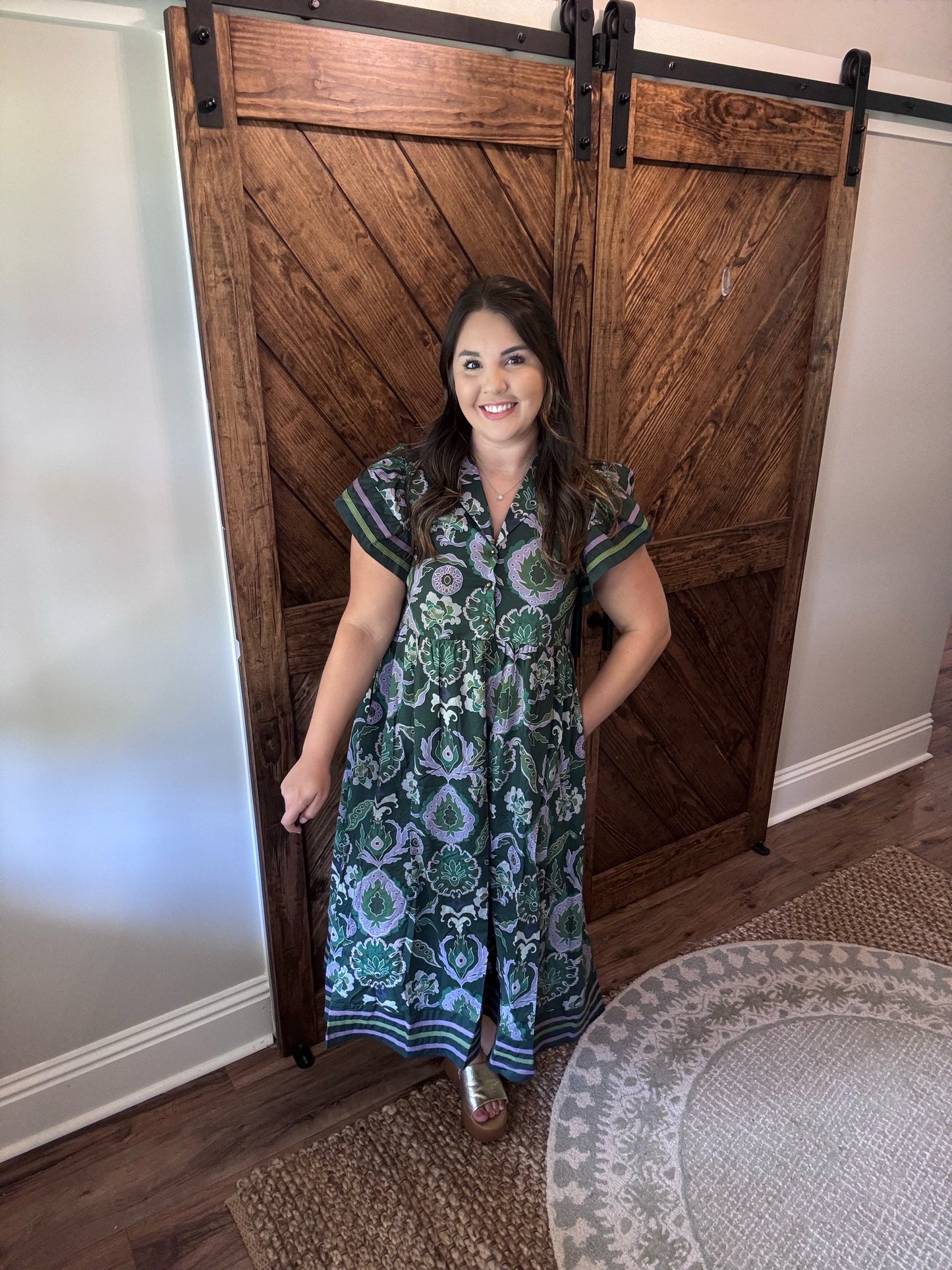 Emerald Bloom Midi