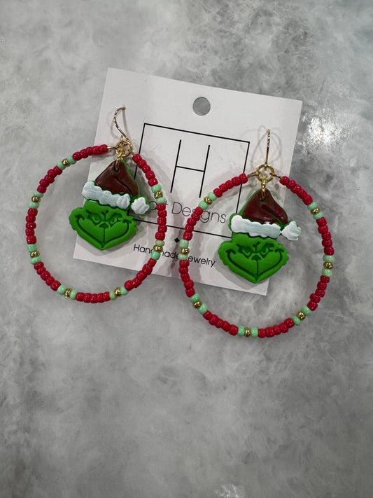 Grinch Earrings