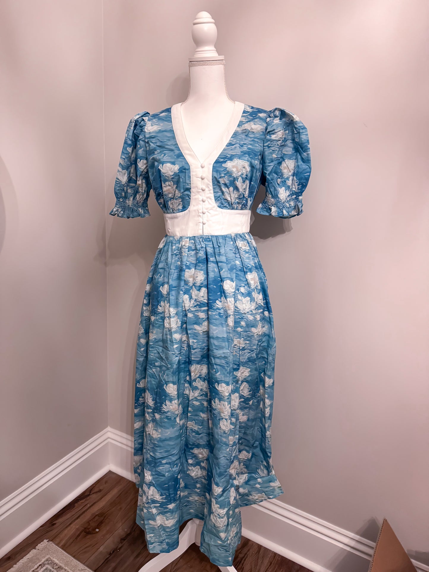 Blue and White Dreams Dress