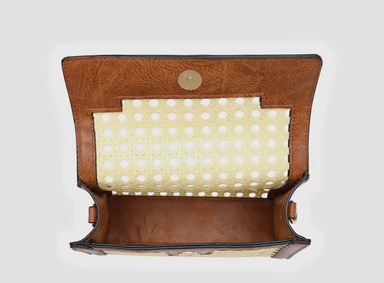 Etta Rattan Crossbody