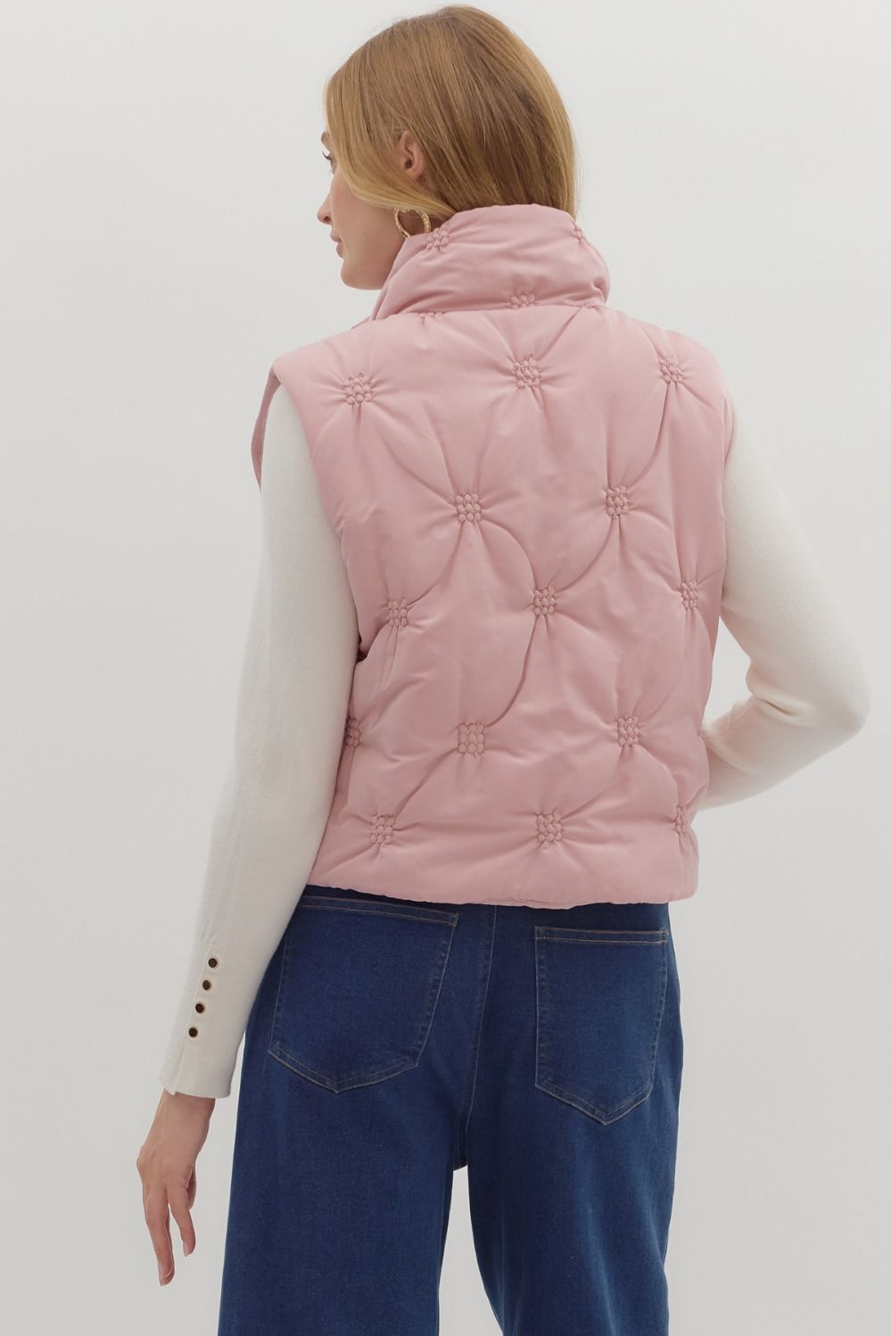 Pink Puffer Vest