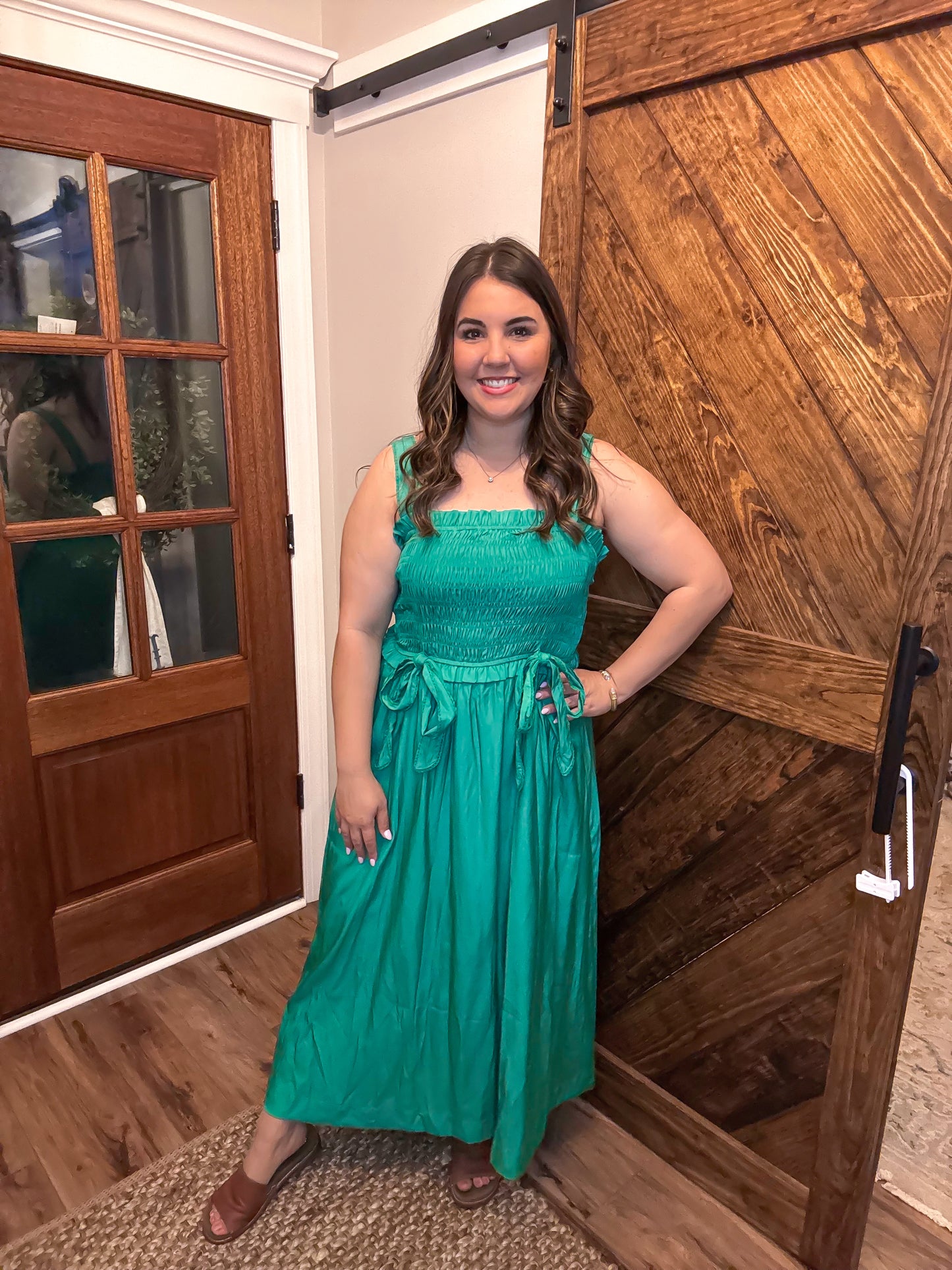 Green Tie Dress