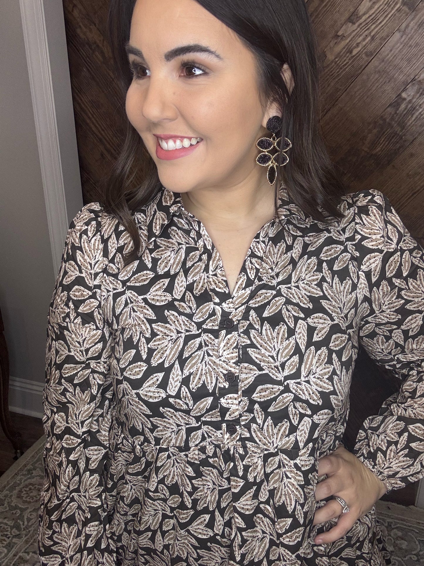 Fields of Gold Midi Dress