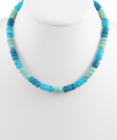 Multi Color Beaded Necklace