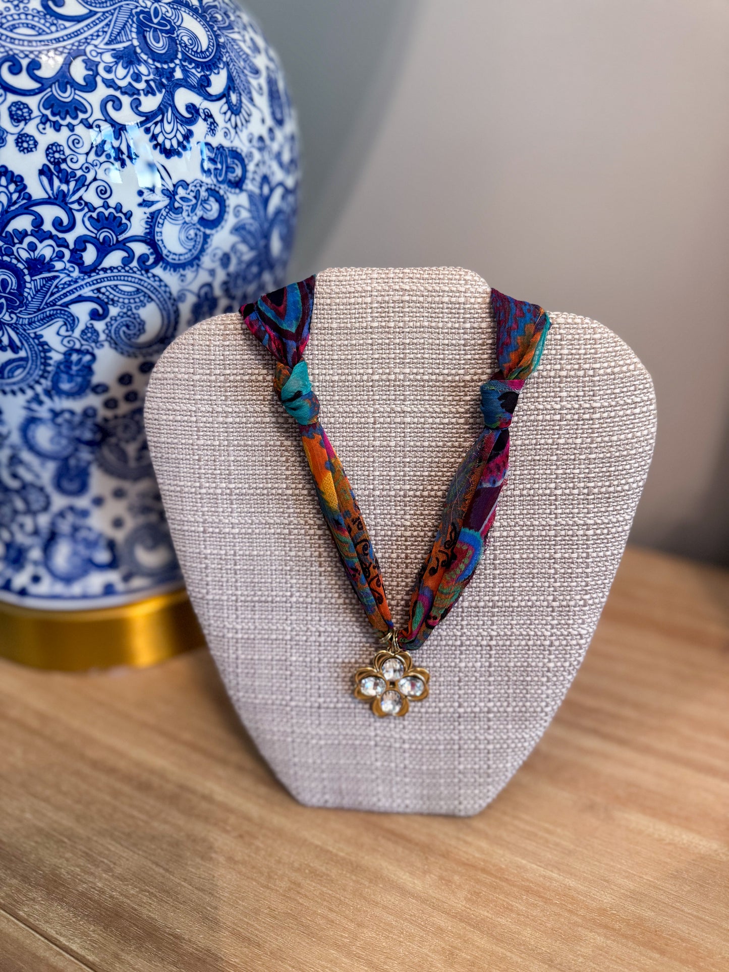 Wishful Thinking Scarf Necklace