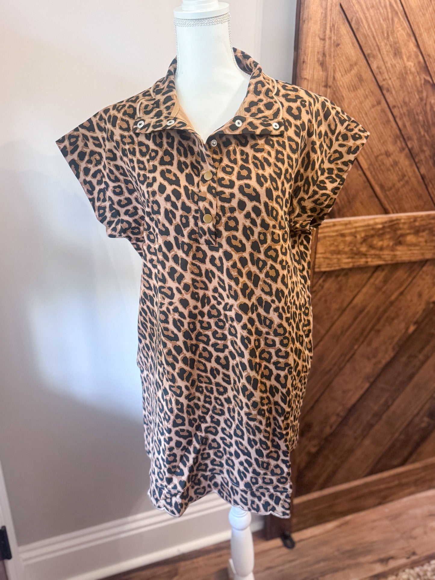 Leopard Mini Dress