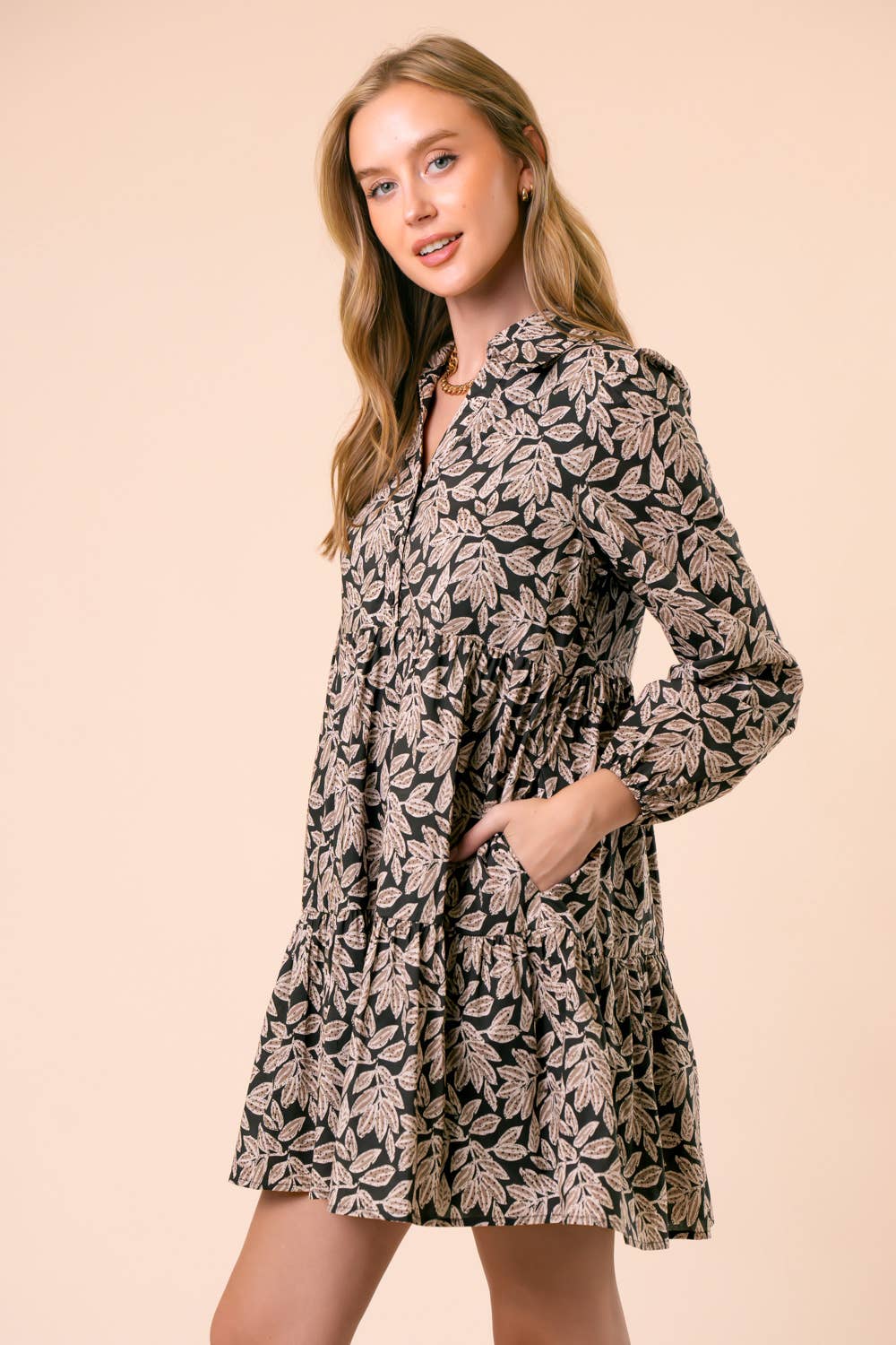 Fields of Gold Midi Dress