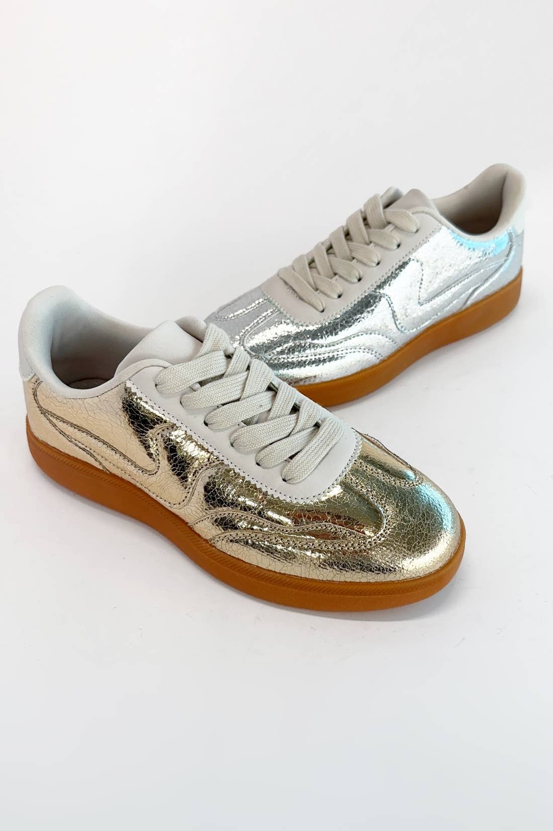 Gold Sneakers