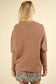 Mocha Dolman Sleeve Oversized Knit Sweater Top