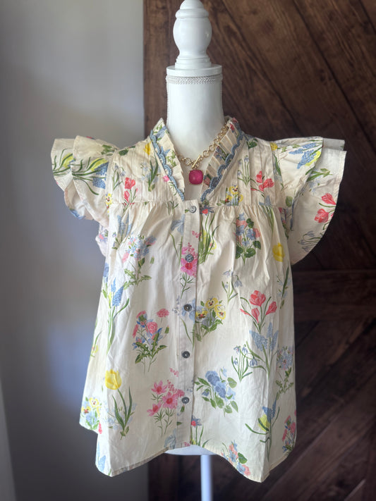 Fields of Flowers Top