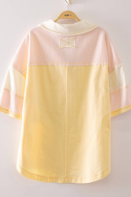 Summer Stripes Casual Knit Top