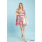 Pink Paisley Print Dress