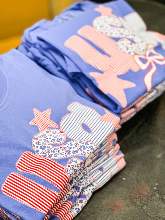 Americana Patchwork | USA | Short Sleeve