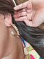 Gold Stud Hoops