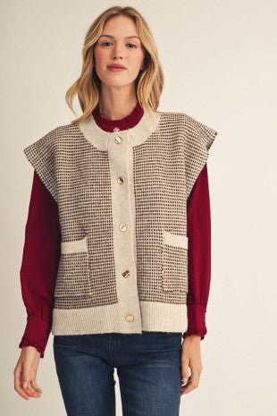 The Winslet Sweater Vest - Ships 11/4
