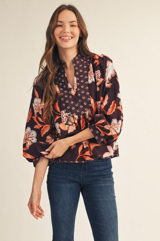 Autumn Bloom Blouse