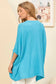 Oversized Dolman Sleeve Top : Aqua Glow