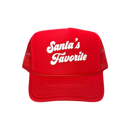 Santa's Favorite - Red Trucker