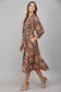 Seasons Change Floral Front Zip Dress