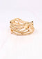 Olstead Cross Bracelet Set Gold