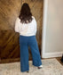 Mineral Wash Wide Leg Pants