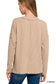 Light Mocha Corded Long Sleeve Top