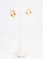 Fisher Ribbed Hoop Earring Gold: Default
