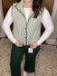 Green Striped Vest