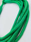 Slub 8-Strand Necklace (kelly green)