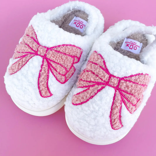 Bow Slippers - Toddler/Kids
