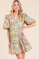 Floral Tiered Mini Dress