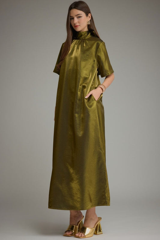 The Sloane Satin Maxi Dress - Ships 11/4