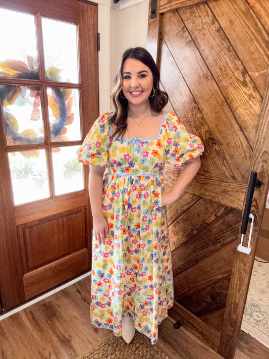 Pop of Spring Maxi Dress