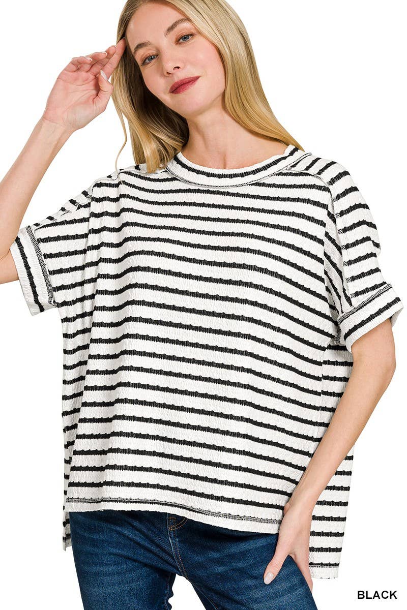 Stripe Roundneck Tee
