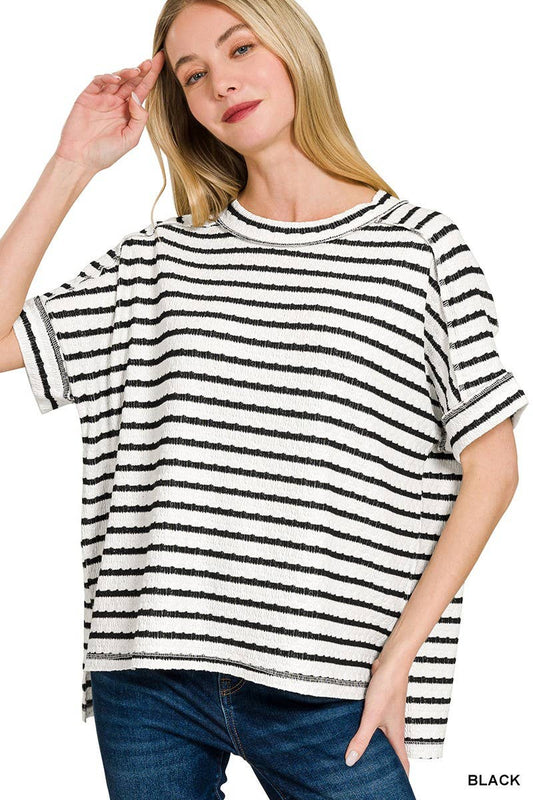 Stripe Roundneck Tee