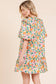 Floral Tiered Mini Dress