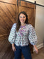 Lavender Peplum Top