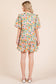 Floral Tiered Mini Dress