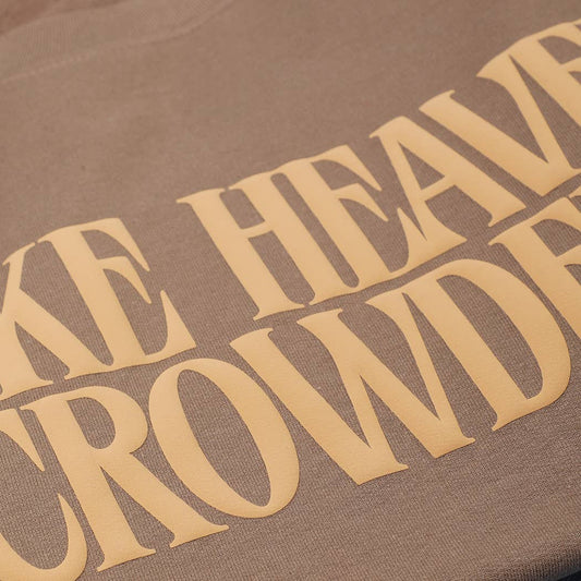 Pre Order - Make Heaven Crowded Puff Sweatshirt: BROWN SAVANA