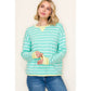 Mint Stripe Sweater