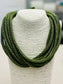 Sage Green Corded Necklace