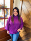 Purple Dolman Turtleneck