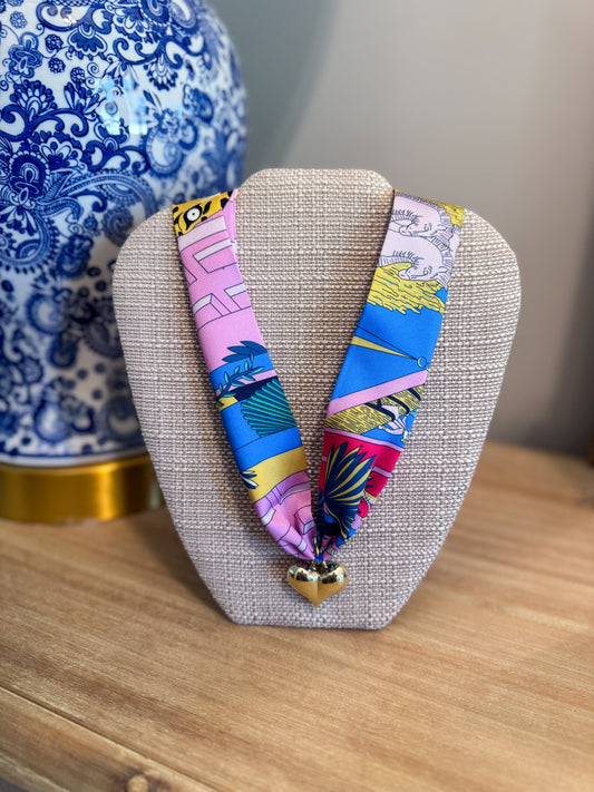 Bold Vibes Scarf Necklace
